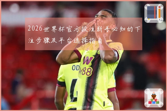 2026世界杯官方投注新手必知的下注步骤及平台选择指南
